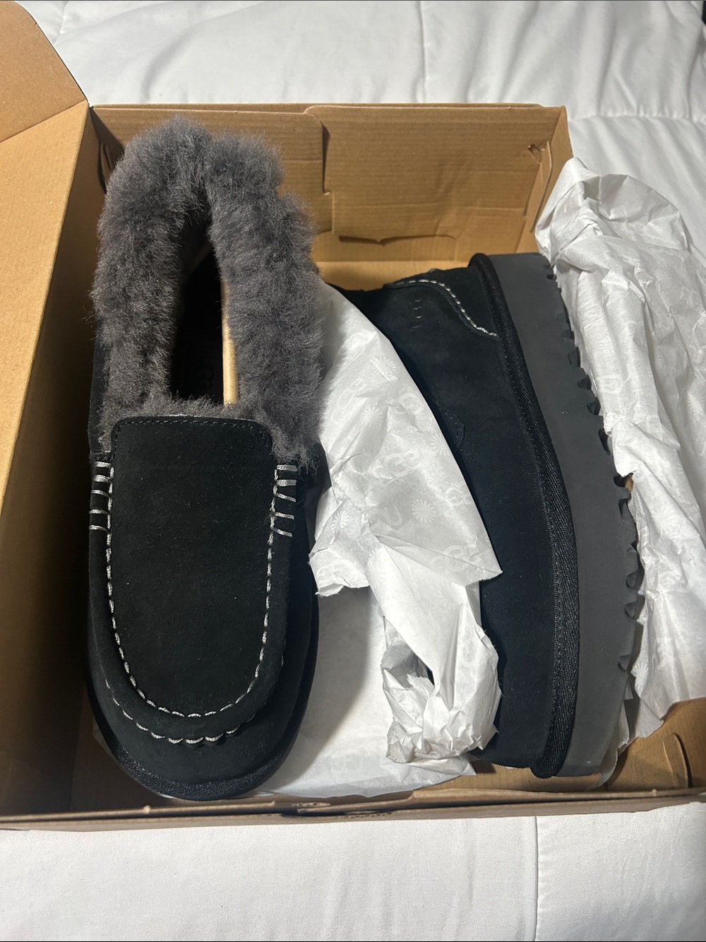 Ugg Black Suede Ansley Parc